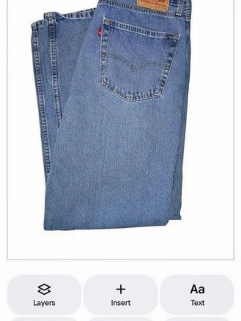 Levi's 550 Regular Fit Jeans Straight Leg Jeans in Blue
